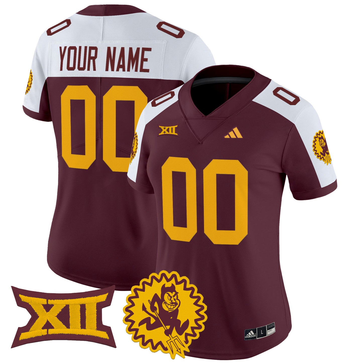 Arizona State Sun Devils 1975 Throwback Vapor Limited Custom Jersey - All Stitched