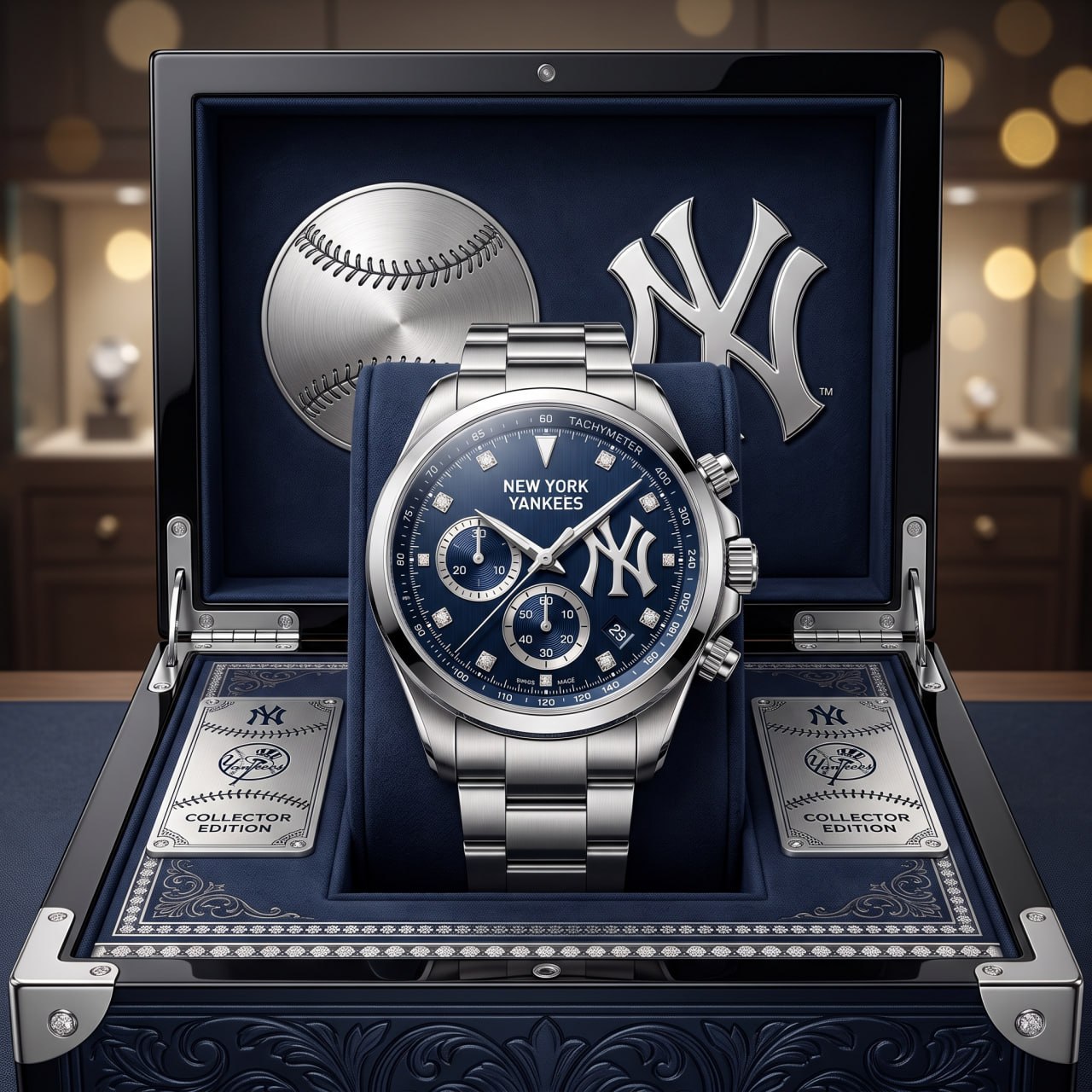New York Yankees Stainless Steel Watch For Men