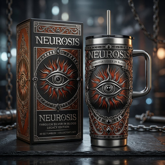 Neurosis 40oz Tumbler with Lid and Straw