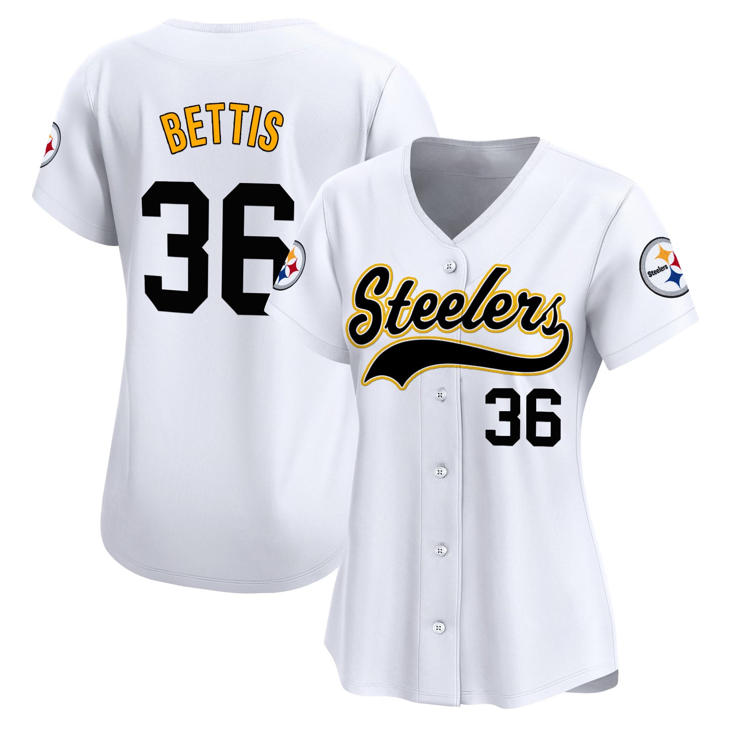 Women's Pittsburgh Steelers 2025 Vapor Baseball Jersey - All Stitched