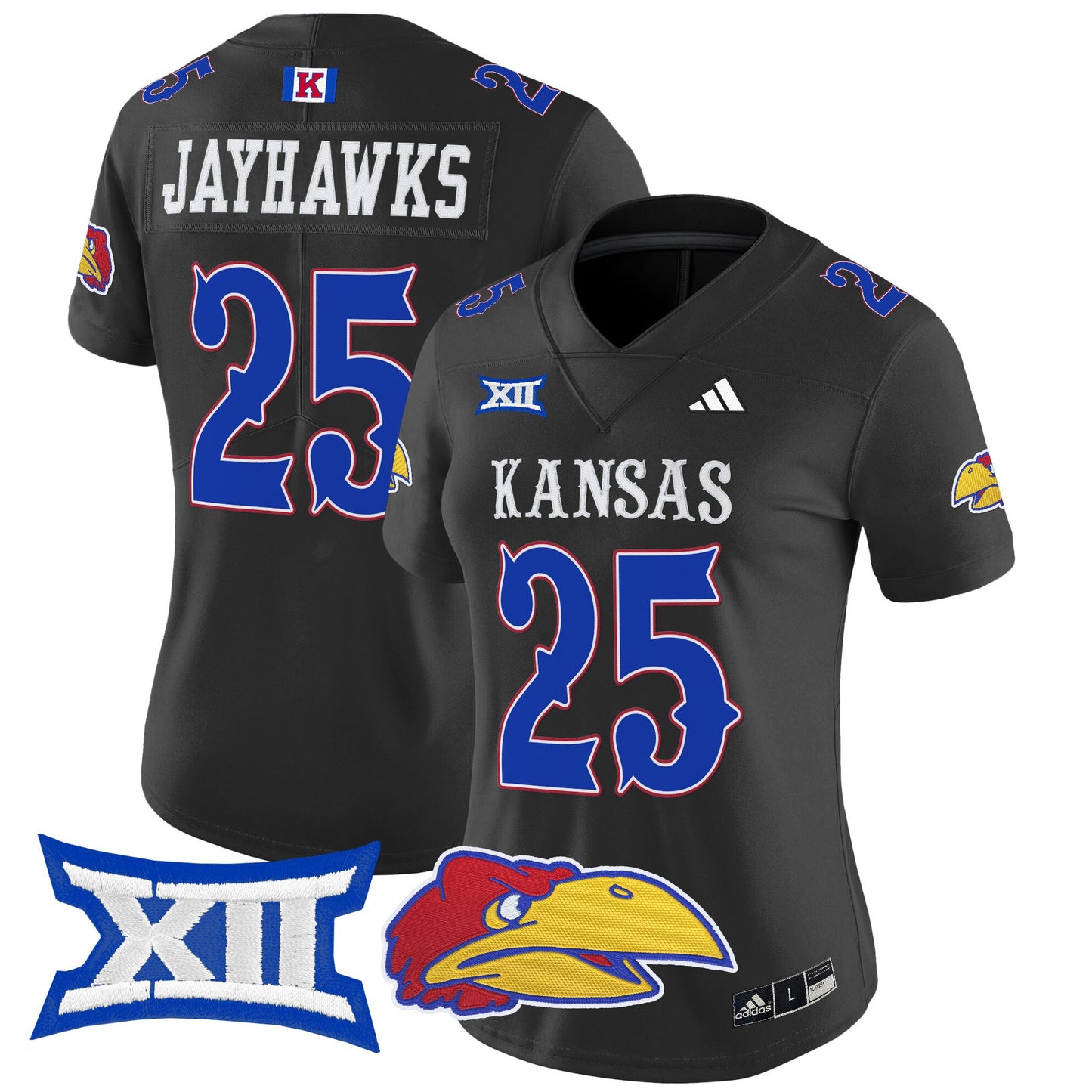 Women's Kansas Jayhawks 2025 Vapor Limited Jersey - All Stitched