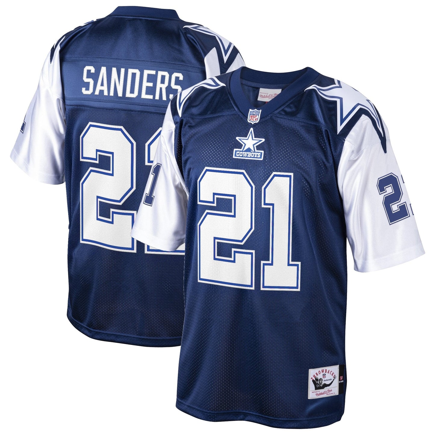 Men's Dallas Cowboys Throwback Player Jersey - All Stitched