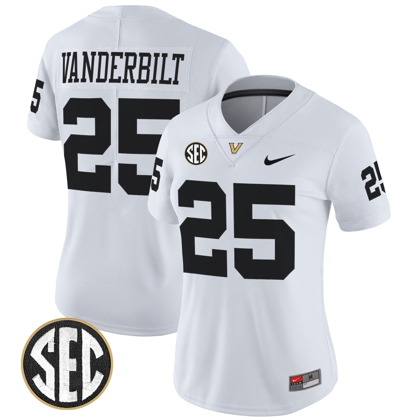 Women's Vanderbilt Commodores 2025 Vapor Limited Jersey - All Stitched