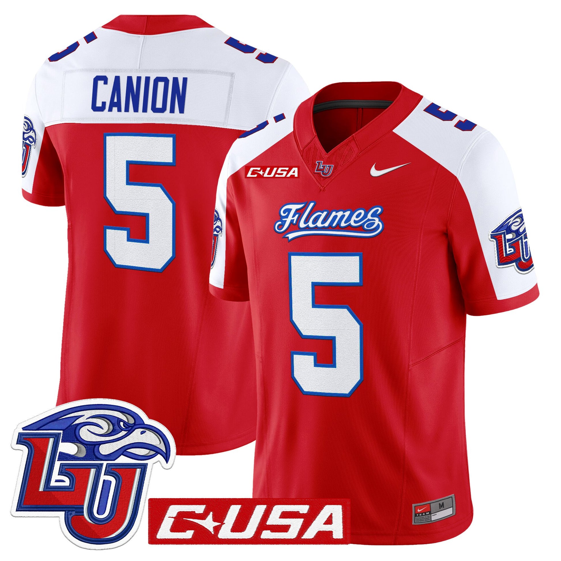 Men's Liberty Flames 2025 Vapor Limited Jersey - All Stitched