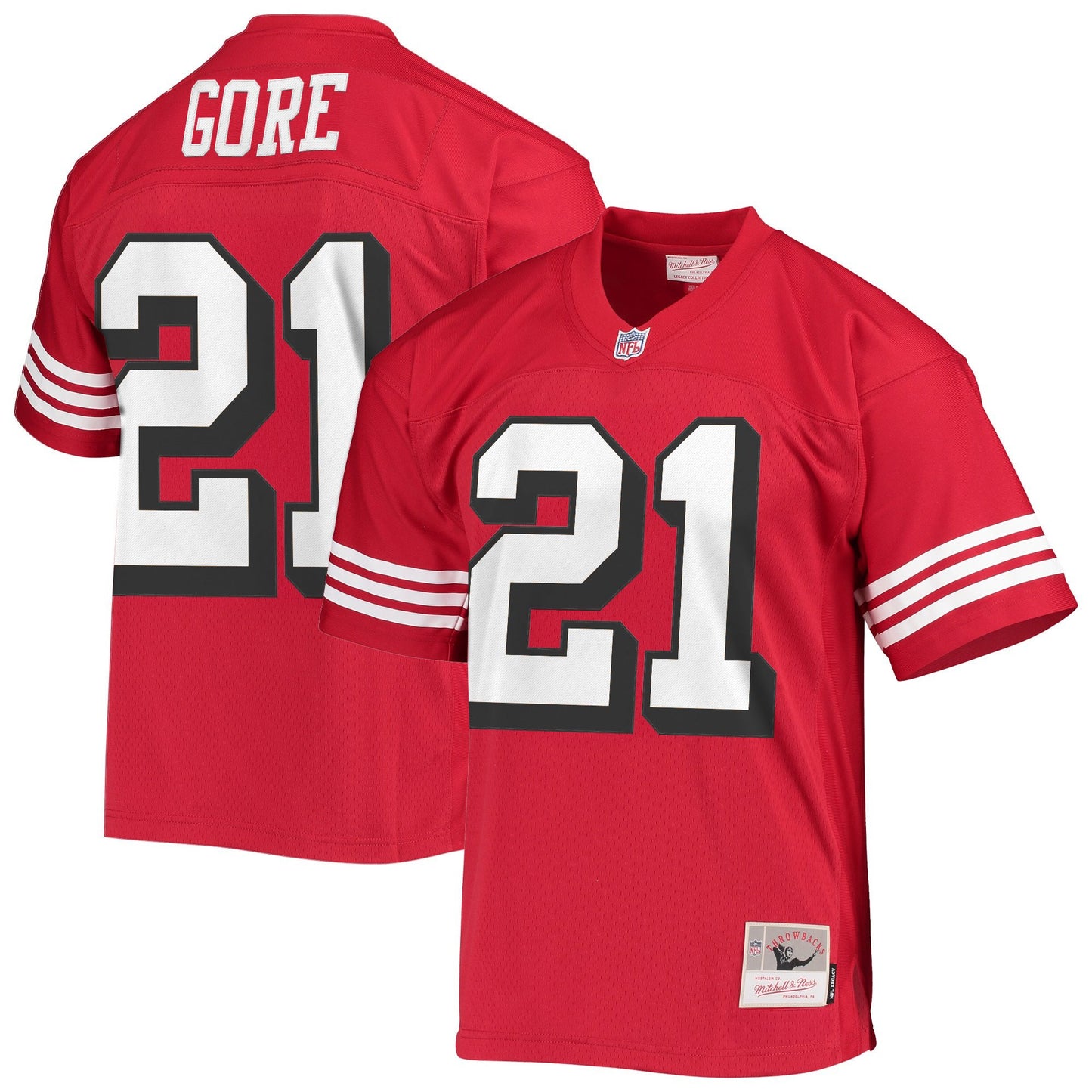Men's San Francisco 49ers Throwback Player Jersey - All Stitched