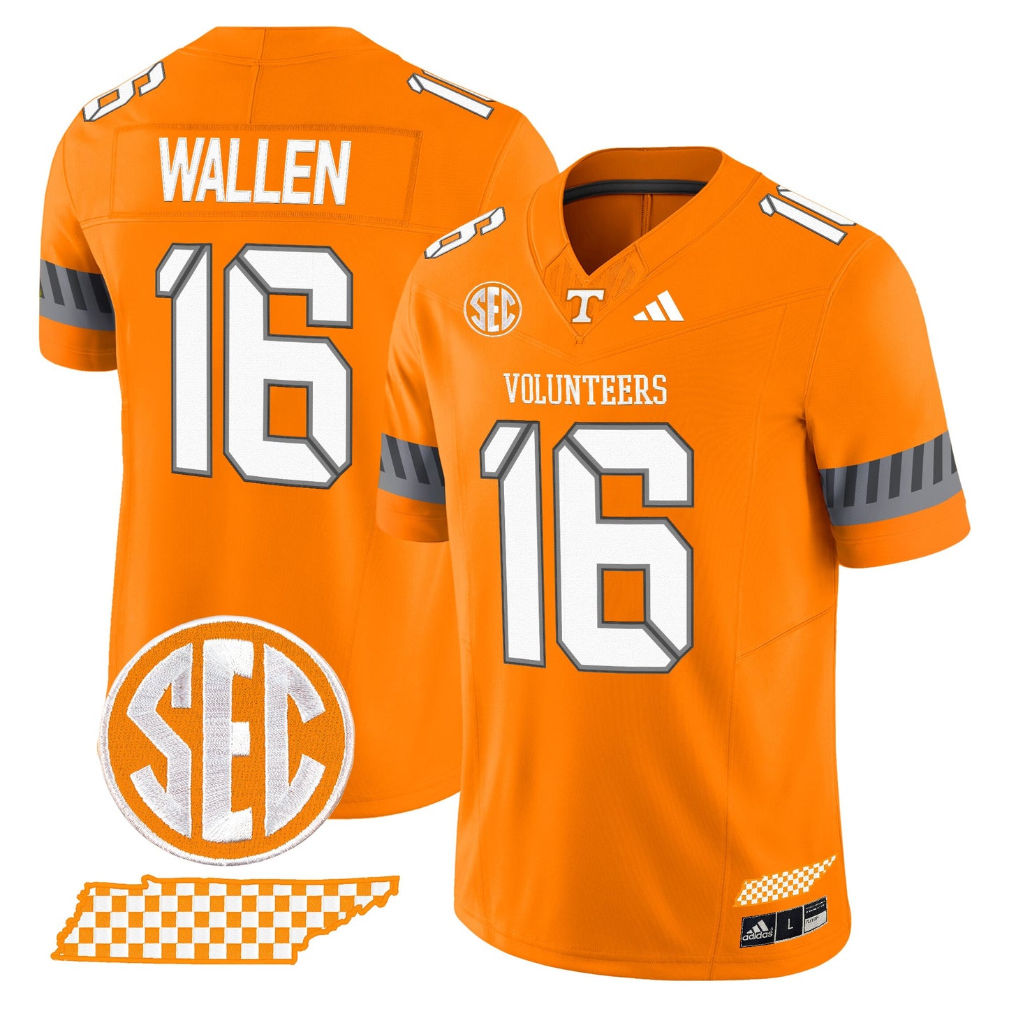 Men's Tennessee Volunteers 2025 'Smokey Grey Series' Vapor Limited Jersey V3 - All Stitched