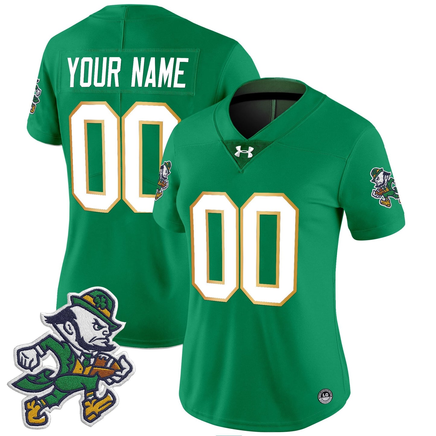 Notre Dame Fighting Irish 2025 'Gridiron Leprechaun Edition' Vapor Limited Custom Jersey – All Stitched