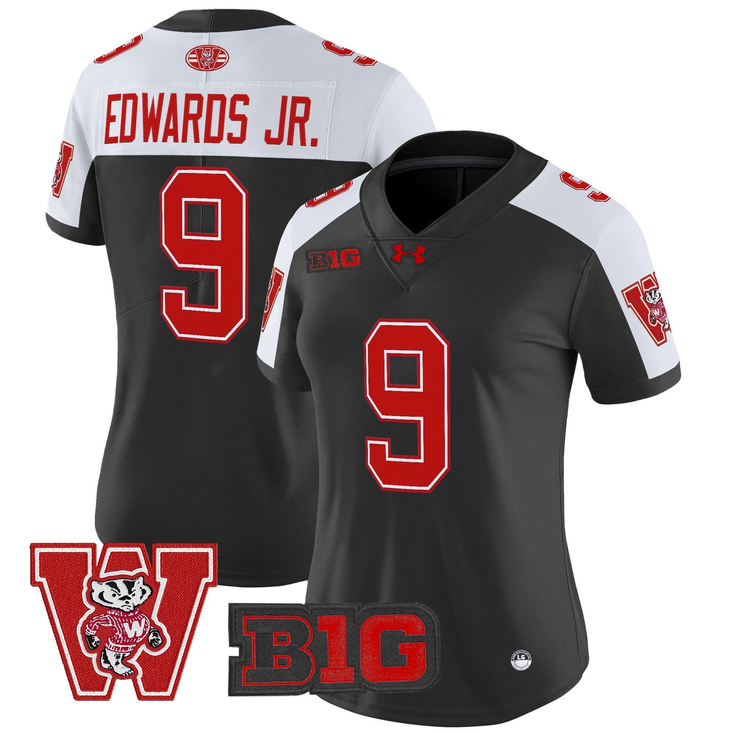 Women's Wisconsin Badgers Throwback Vapor Limited Jersey - All Stitched