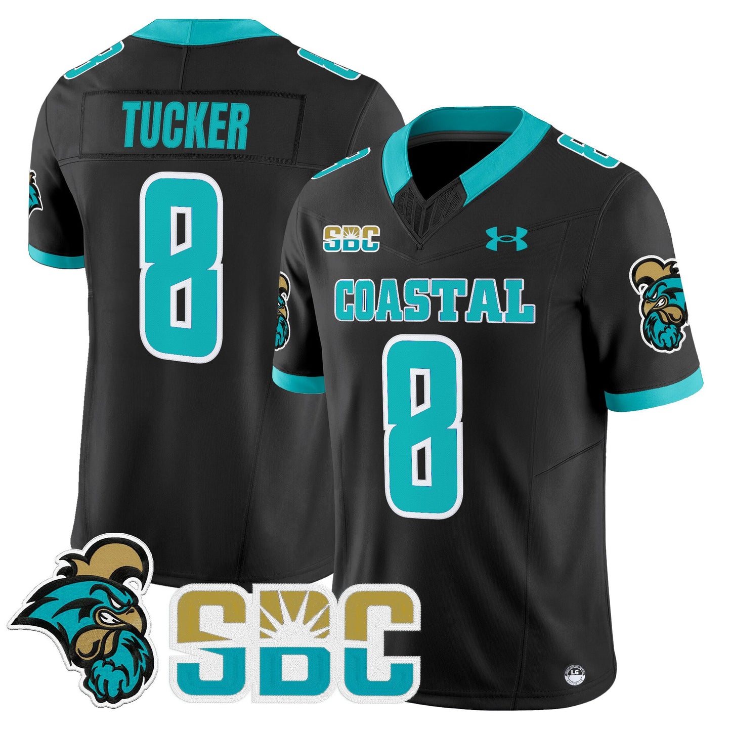 Men's Coastal Carolina Chanticleers 2025 Vapor Limited Jersey - All Stitched
