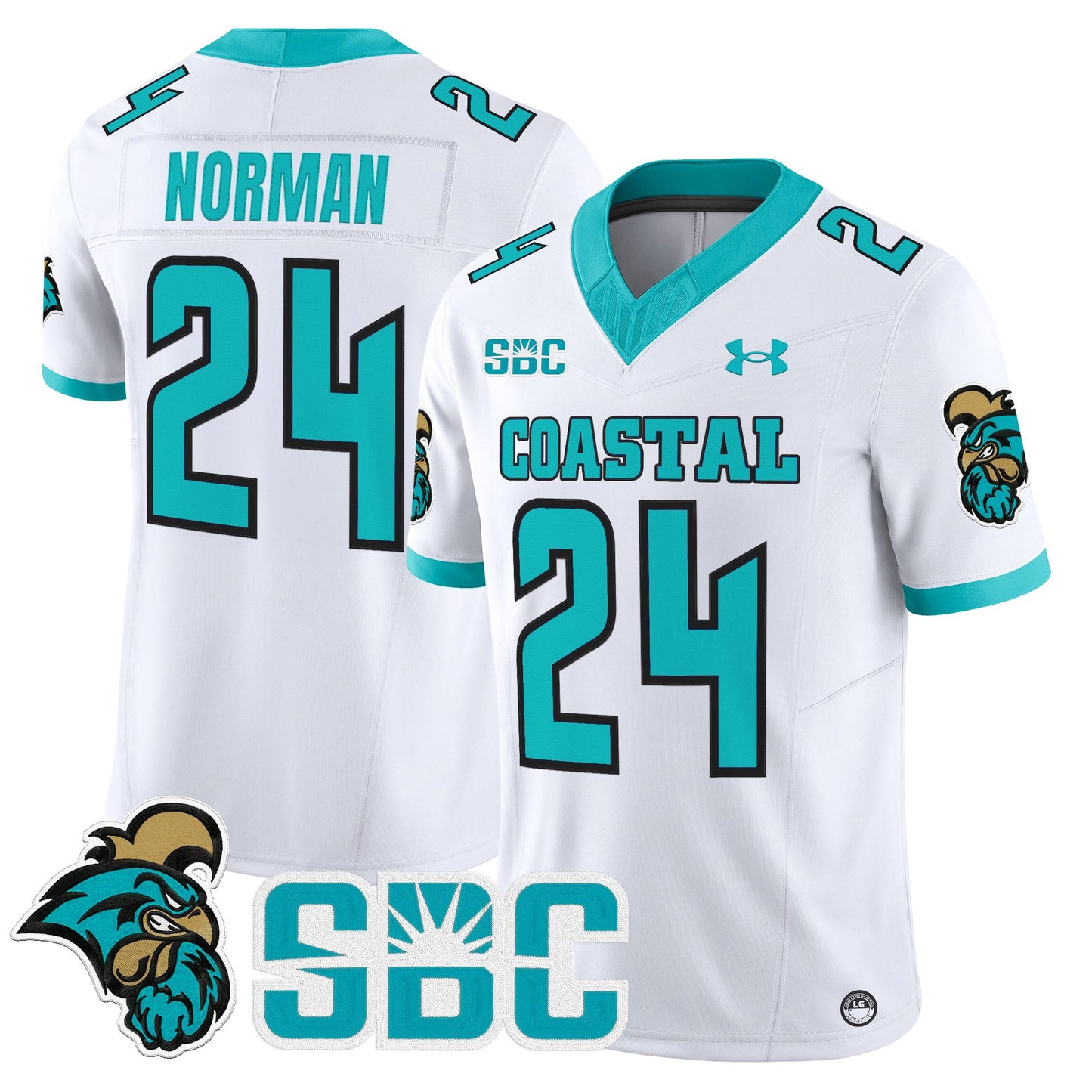 Men's Coastal Carolina Chanticleers 2025 Vapor Limited Jersey - All Stitched