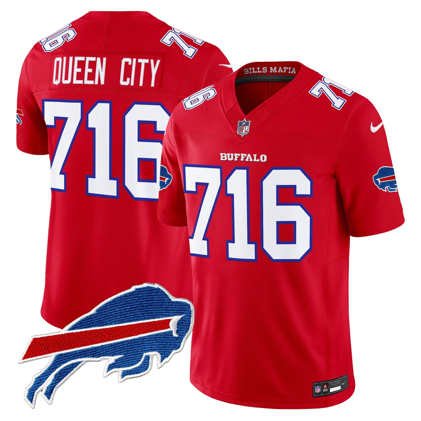 Men's Buffalo Bills 2025 "Rivalries" Vapor Limited Jersey - All Stitched