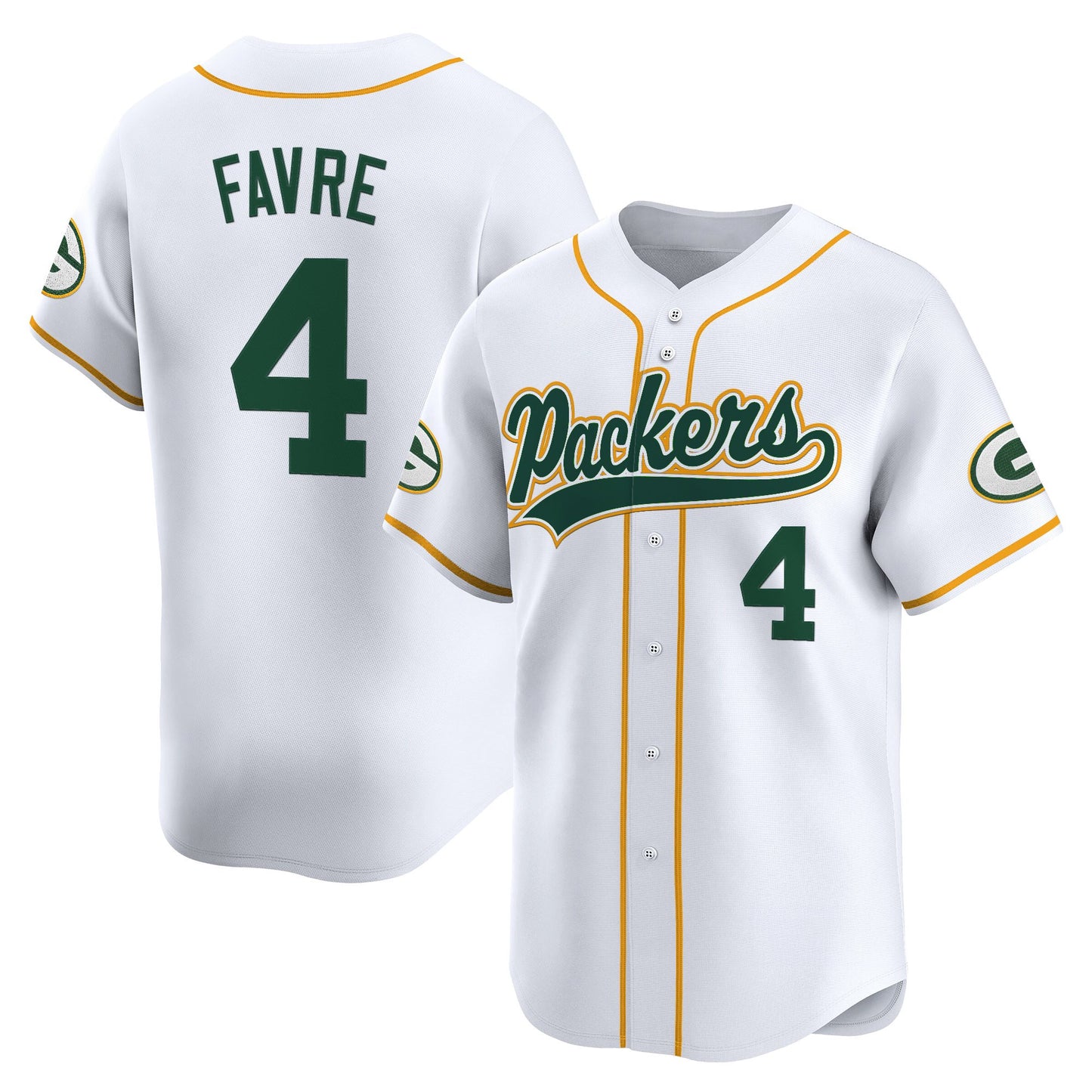 Men's Green Bay Packers 2025 Vapor Baseball Jersey - All Stitched