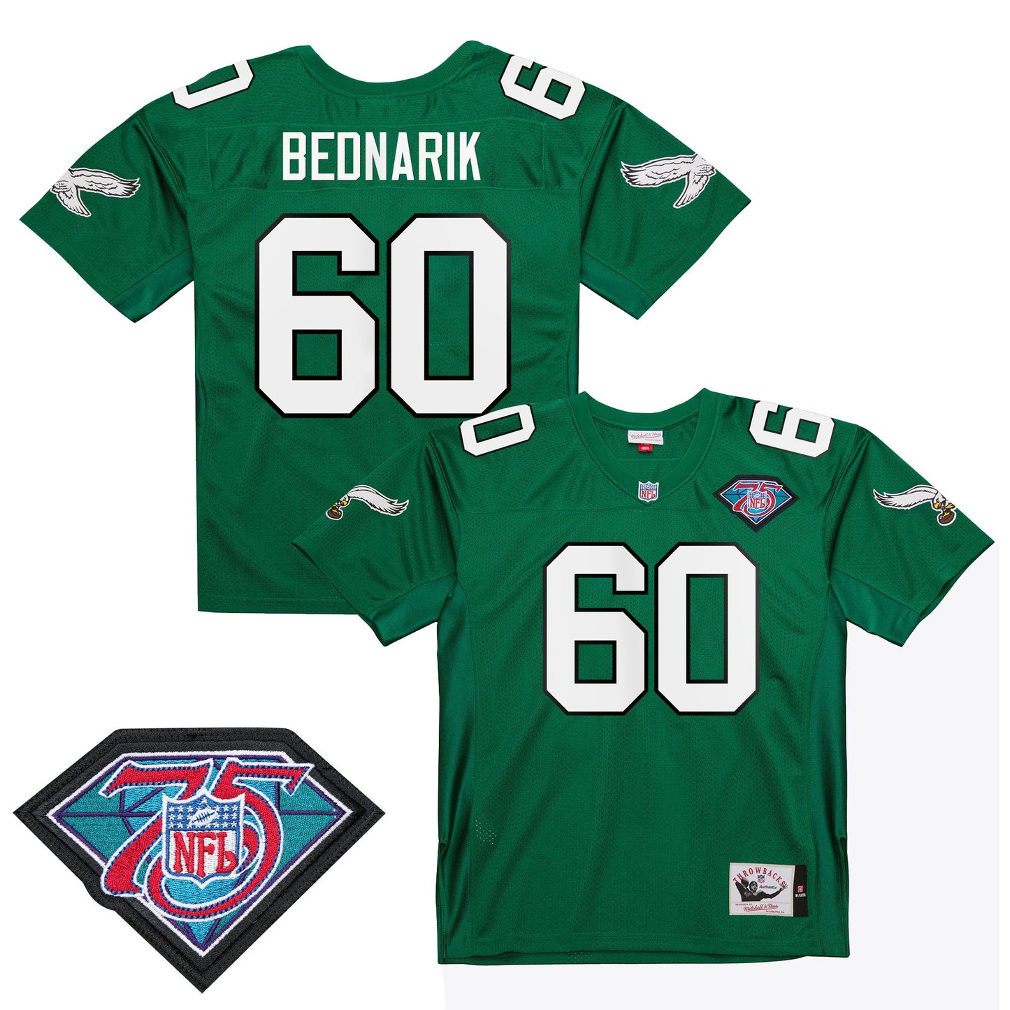 Men's Philadelphia Eagles Throwback Player Jersey - All Stitched