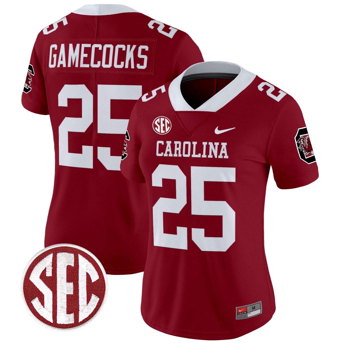 Women's South Carolina Gamecocks 1980 Throwback Vapor Limited Jersey – Rebrand 2026 – All Stitched