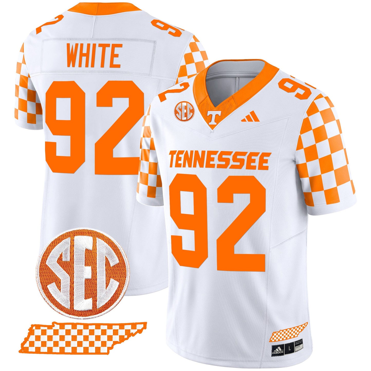 Men's Tennessee Volunteers 'Rebrand 2026' Checkerboard Vapor Limited Jersey - All Stitched