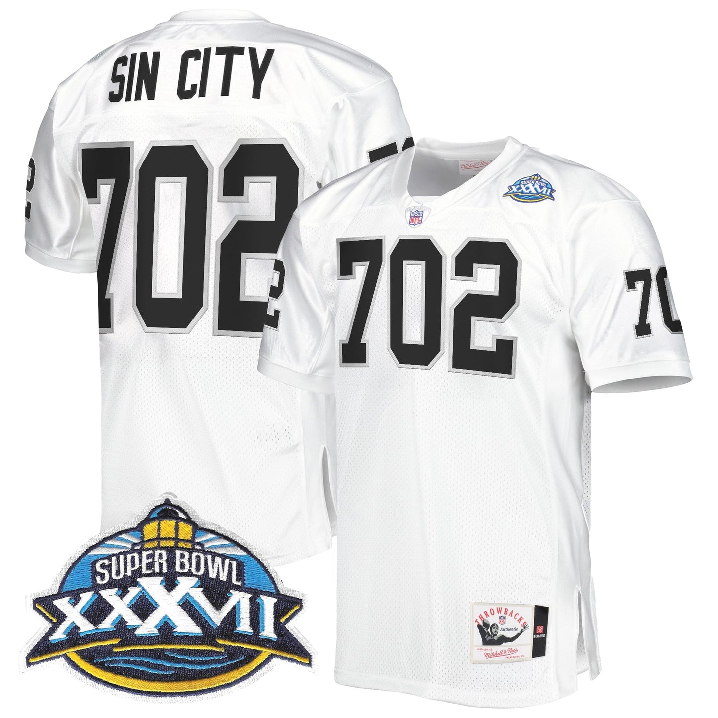 Men's Las Vegas Raiders Throwback Player Jersey - All Stitched