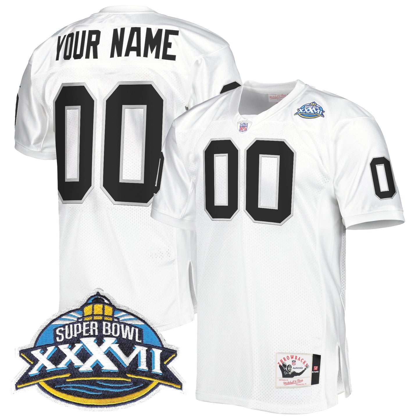 Las Vegas Raiders Throwback Custom Jersey - All Stitched