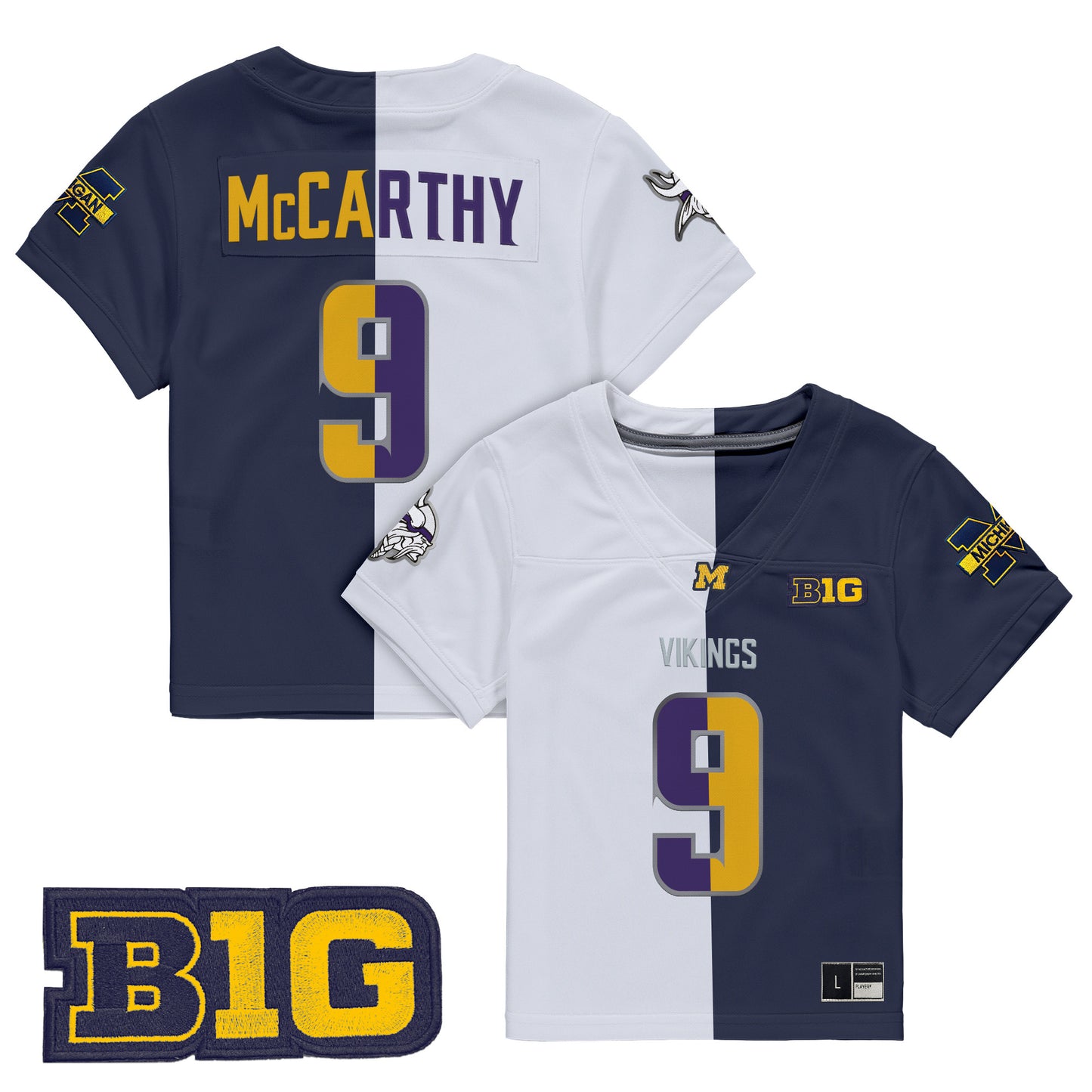 J.J. McCarthy Split Vapor Limited Jersey - All Stitched