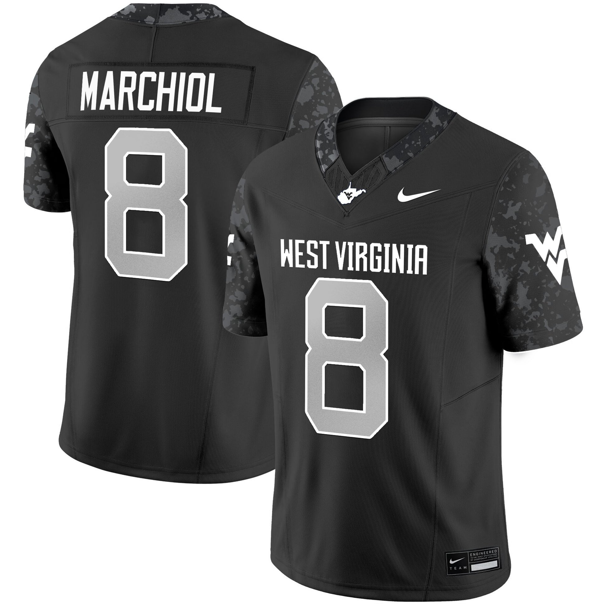Men's West Virginia Mountaineers 2025 Vapor Limited Jersey - All Stitched