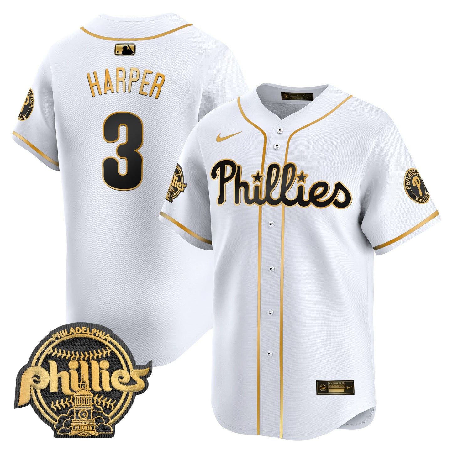 Men's Philadelphia Phillies 2025 Vapor Premier Limited Jersey - All Stitched