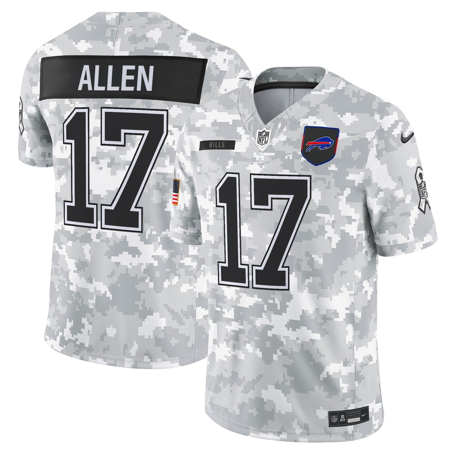 Men's Buffalo Bills 2025 Salute to Service Vapor Limited Jersey - All Stitched