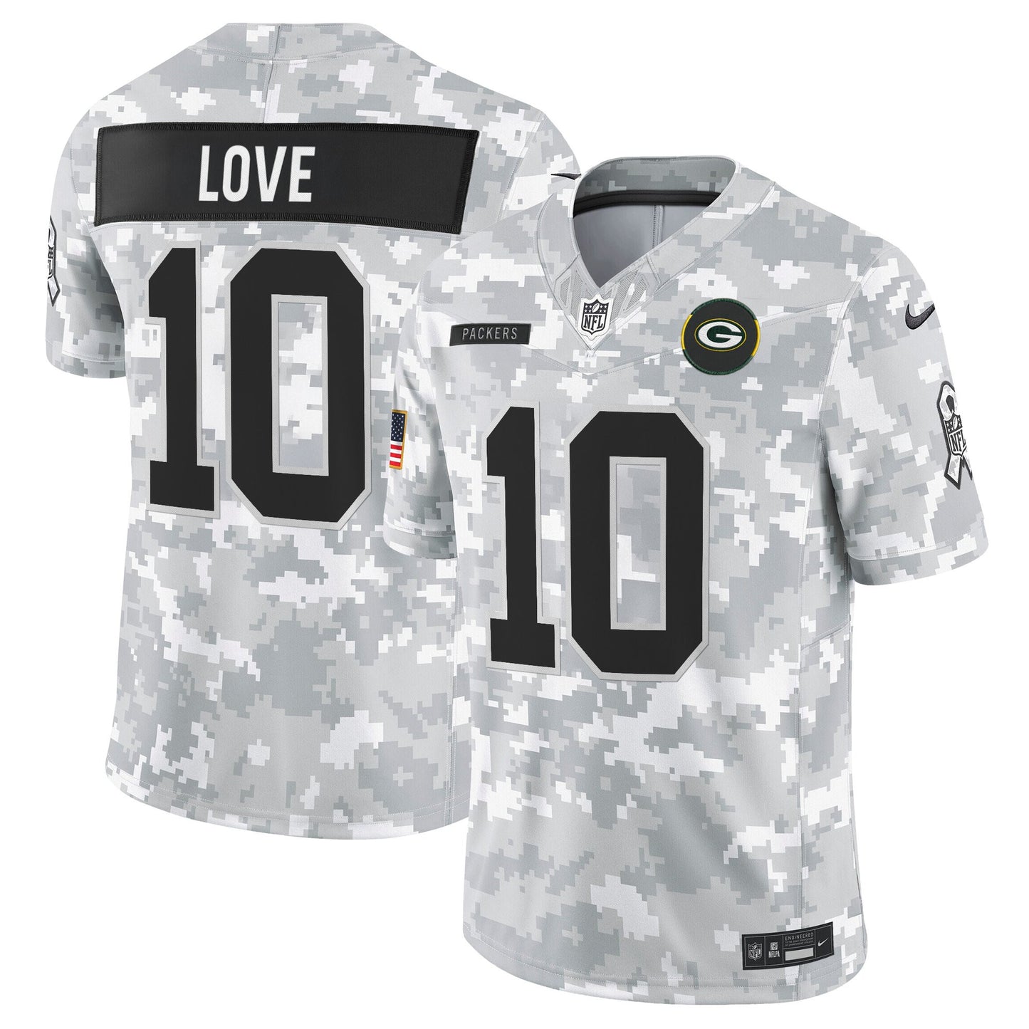 Men's Green Bay Packers 2025 Salute to Service Vapor Limited Jersey - All Stitched
