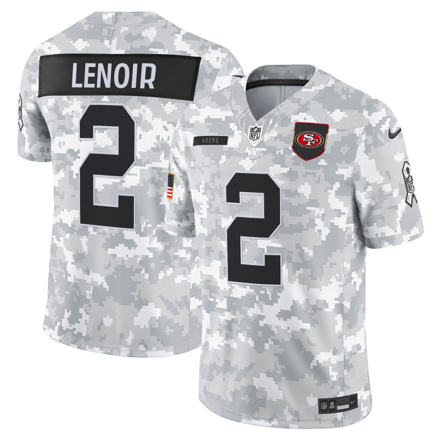 Men's San Francisco 49ers 2025 Salute to Service Vapor Limited Jersey - All Stitched