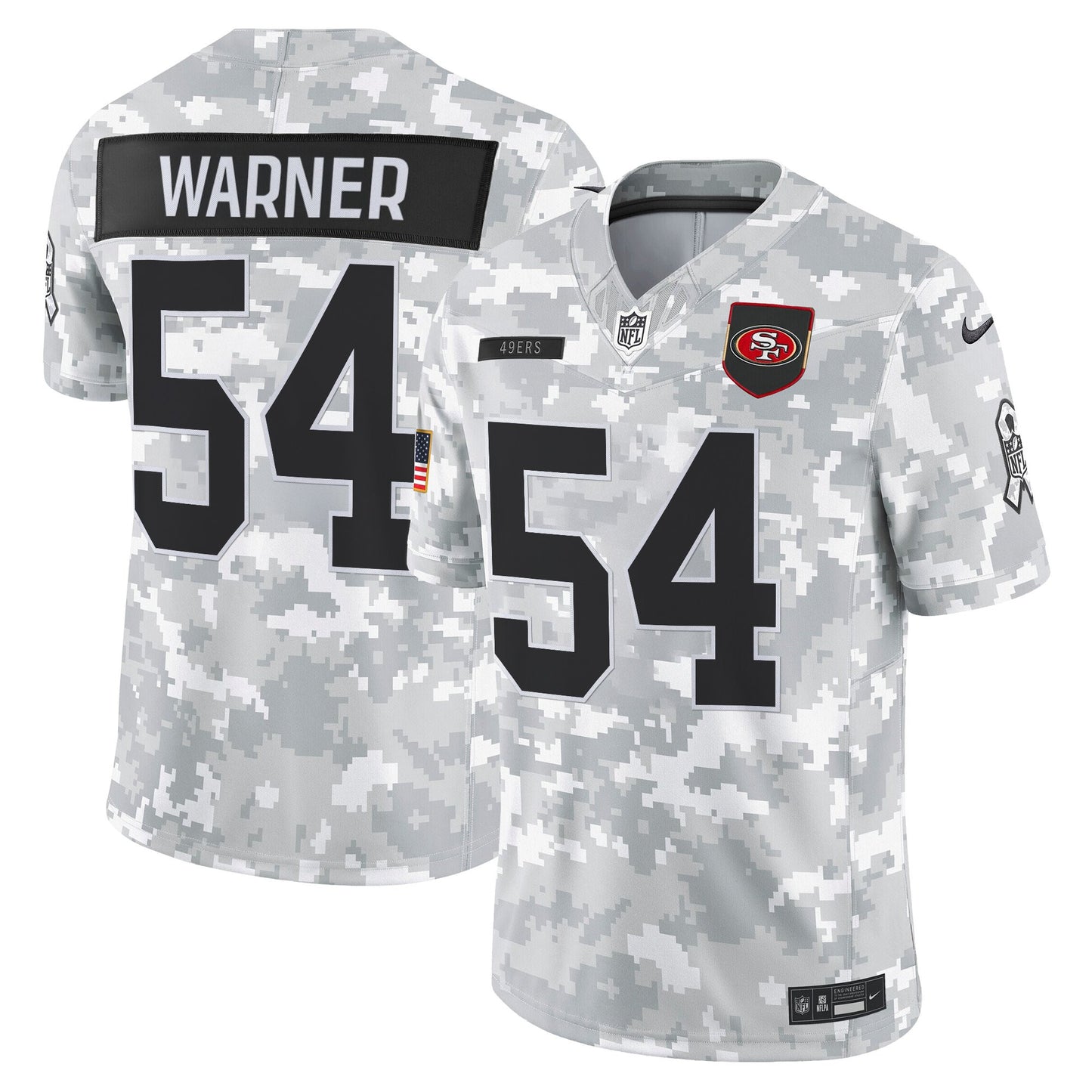 Men's San Francisco 49ers 2025 Salute to Service Vapor Limited Jersey - All Stitched