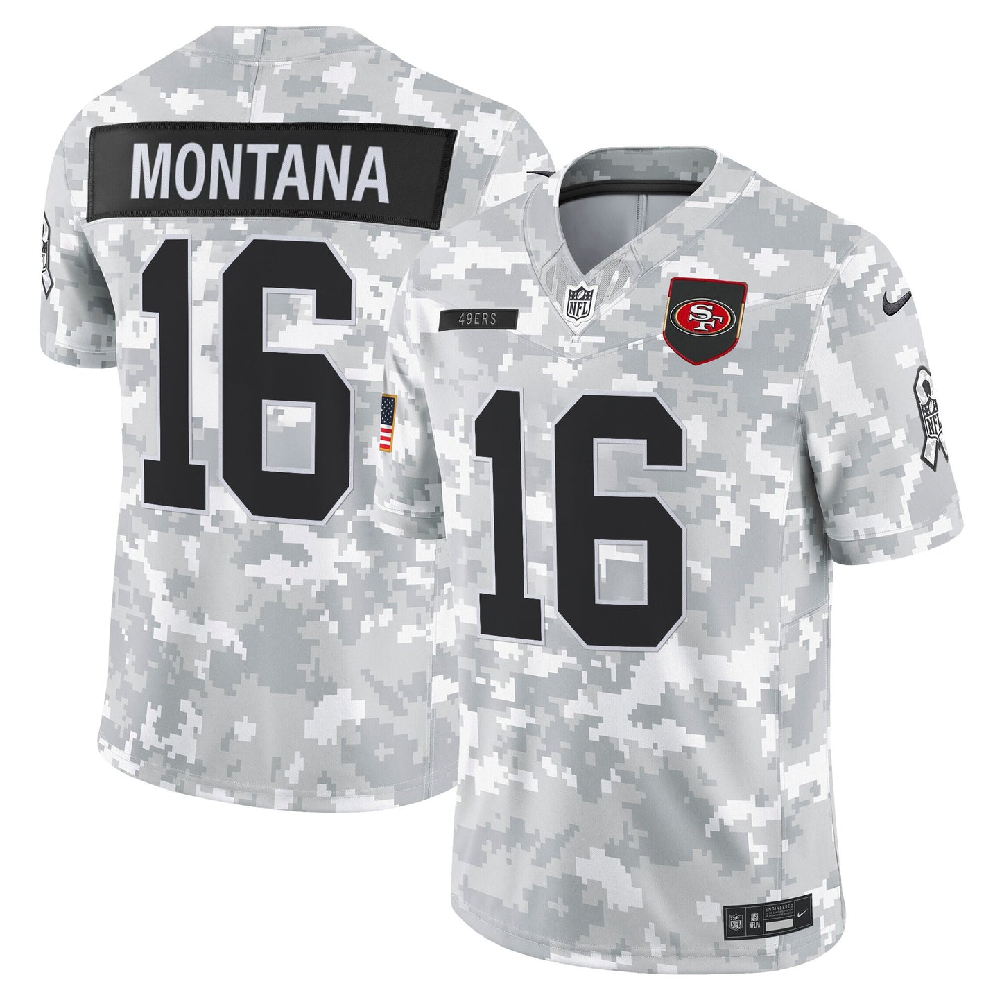 Men's San Francisco 49ers 2025 Salute to Service Vapor Limited Jersey - All Stitched
