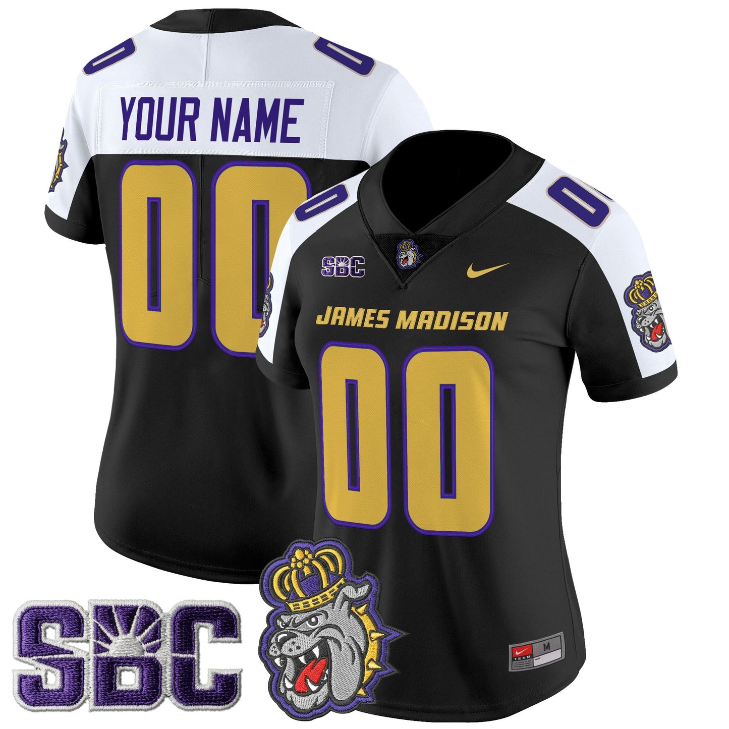 James Madison Dukes 2025 Vapor Limited Custom Jersey - All Stitched