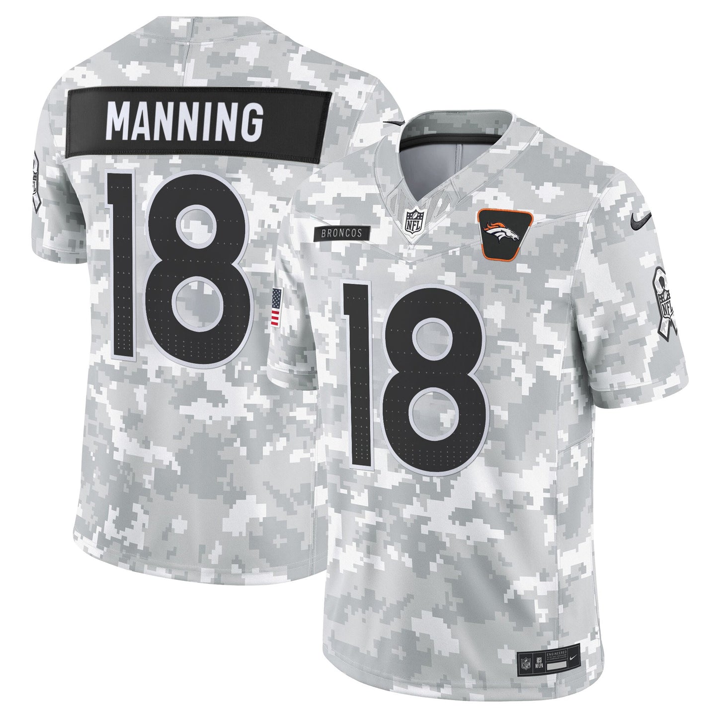 Men's Denver Broncos 2025 Salute to Service Vapor Limited Jersey - All Stitched