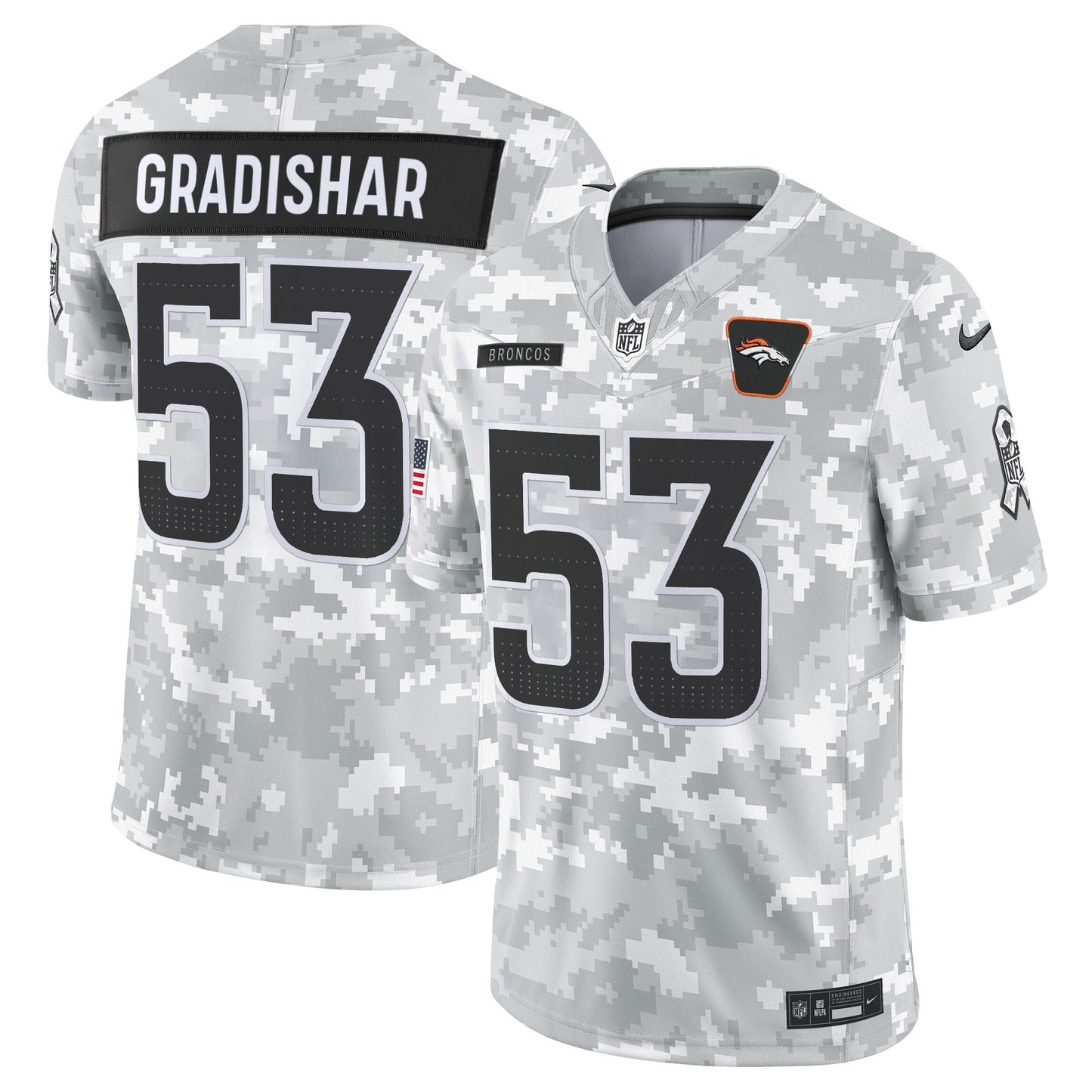 Men's Denver Broncos 2025 Salute to Service Vapor Limited Jersey - All Stitched