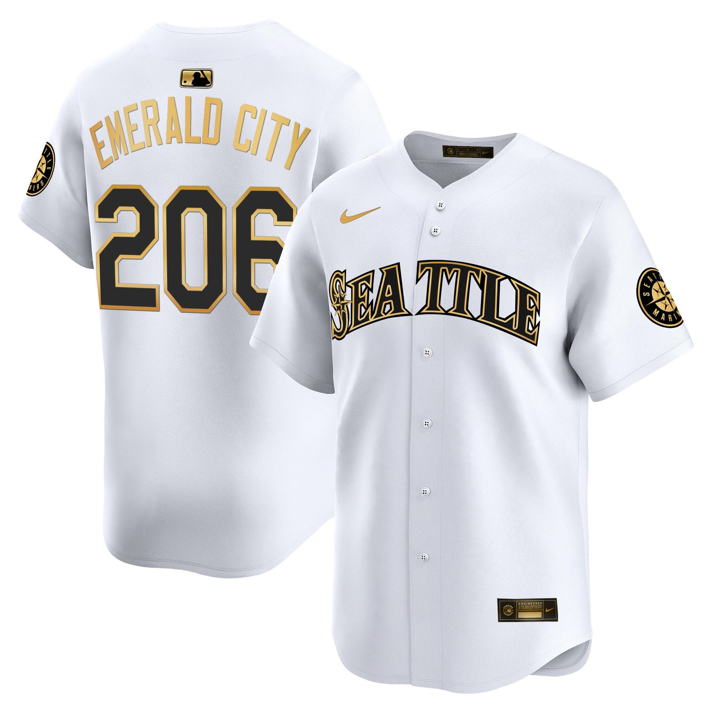 Men's Seattle Mariners 2025 Vapor Premier Limited Jersey V2 - All Stitched