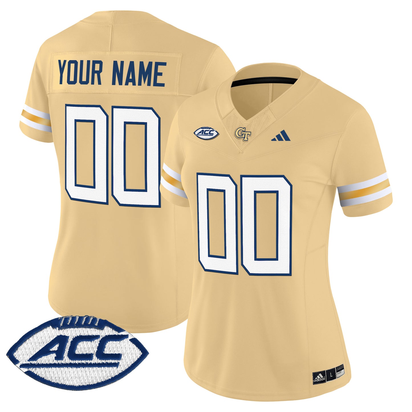 Georgia Tech Yellow Jackets 2025 Vapor Limited Custom Jersey - All stitched