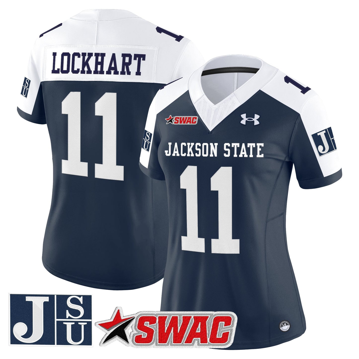 Women's Jackson State Tigers 2025 Vapor Limited Jersey - All Stitched