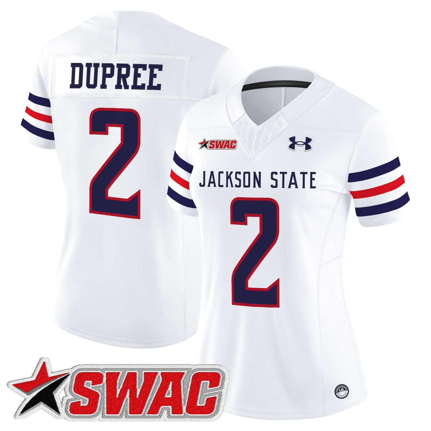Women's Jackson State Tigers 2025 Vapor Limited Jersey - All Stitched