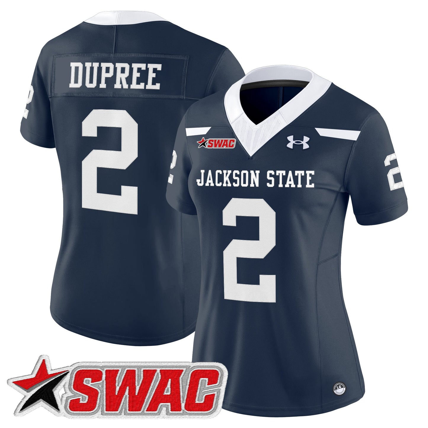 Women's Jackson State Tigers 2025 Vapor Limited Jersey - All Stitched