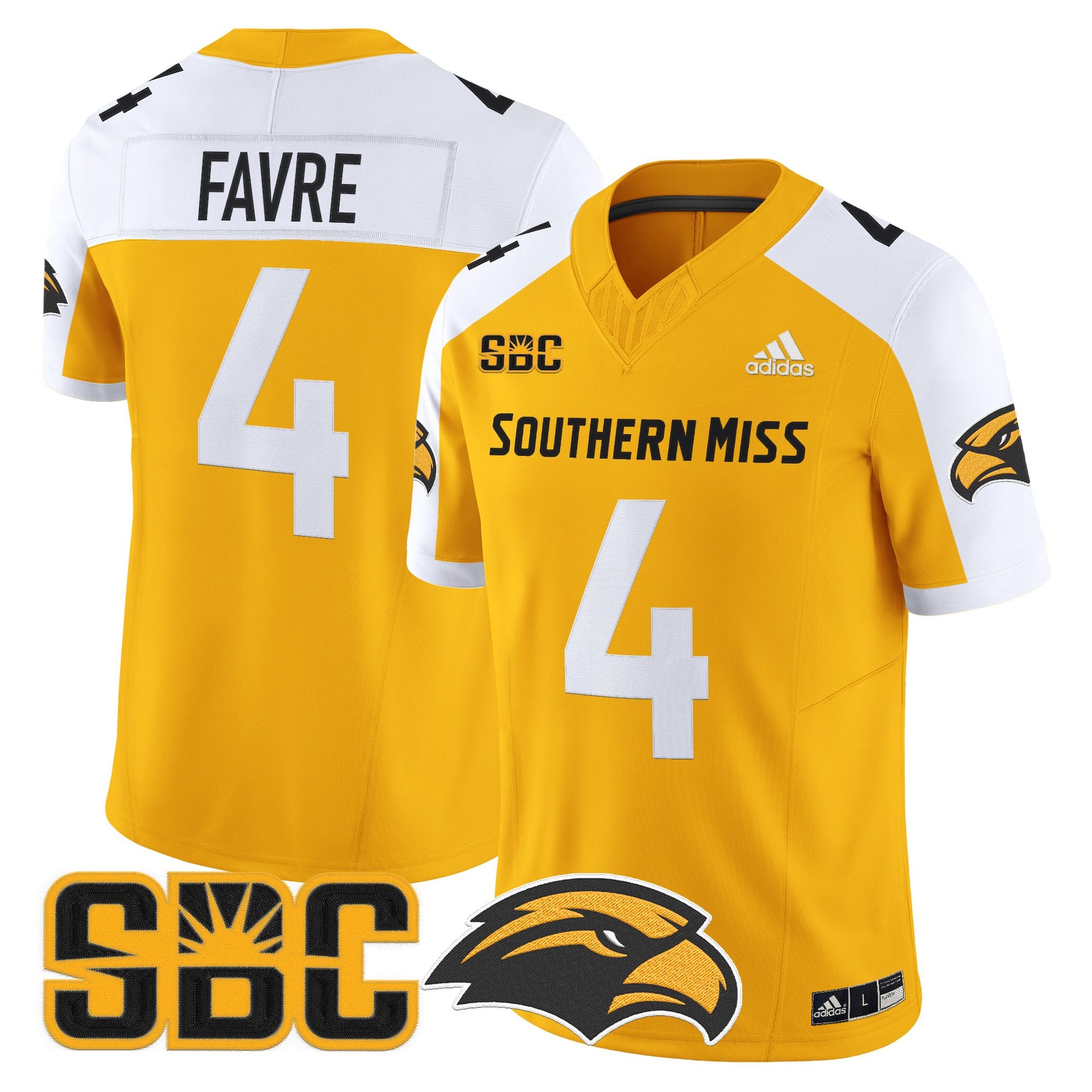 Men's Southern Miss Golden Eagles 2025 Vapor Limited Jersey - All Stitched