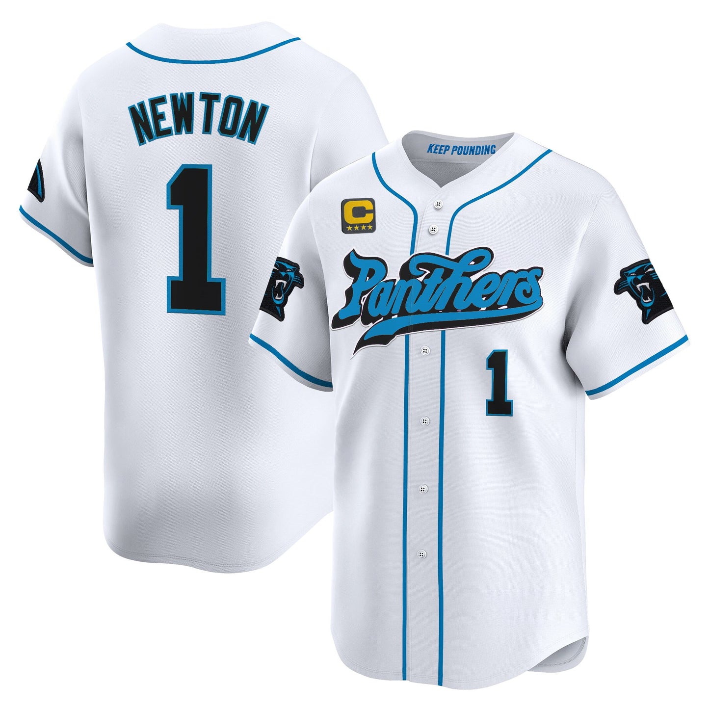 Men's Carolina Panthers 2025 Vapor Limited Baseball Jersey - All Stitched