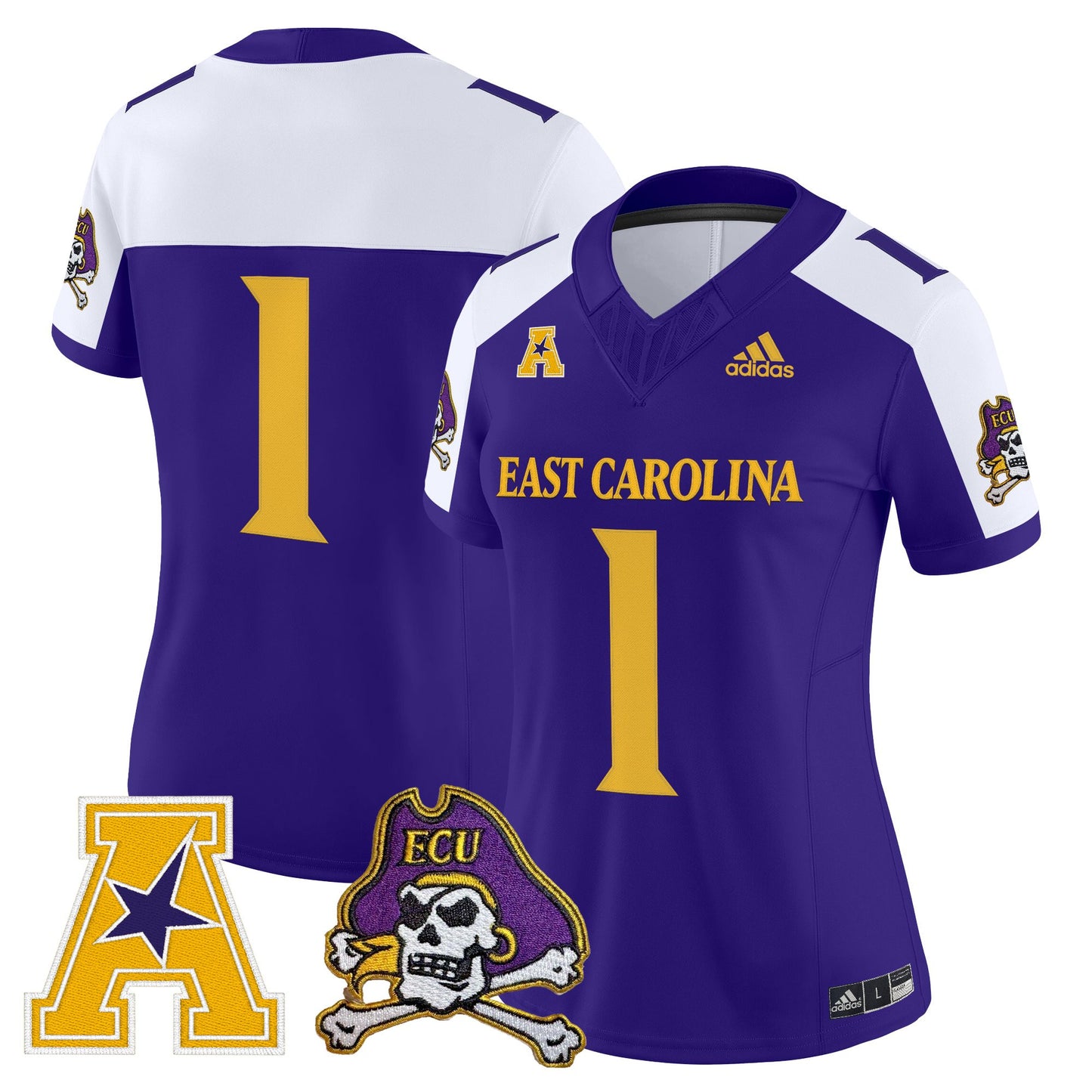 Women's East Carolina Pirates 2025 Vapor Limited Jersey - All Stitched