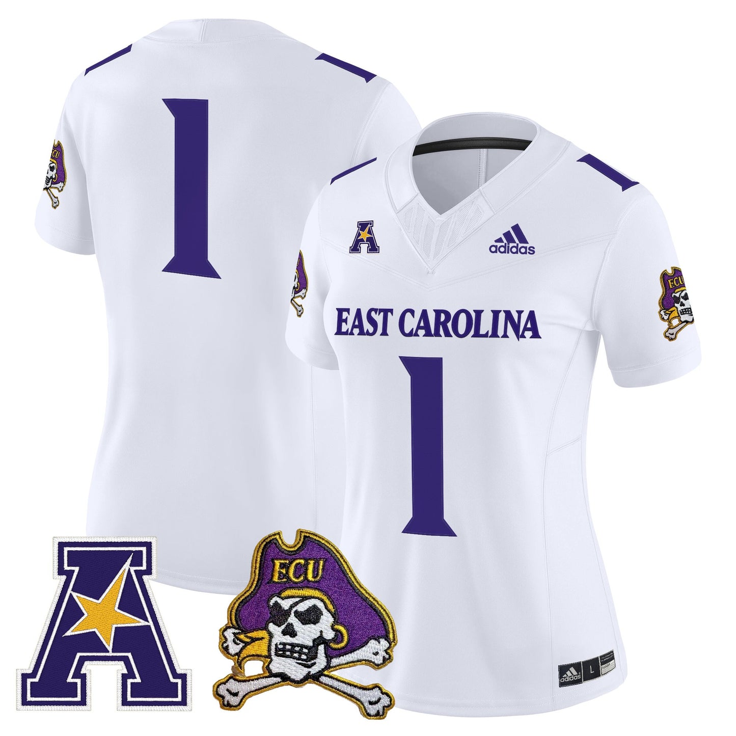 Women's East Carolina Pirates 2025 Vapor Limited Jersey - All Stitched