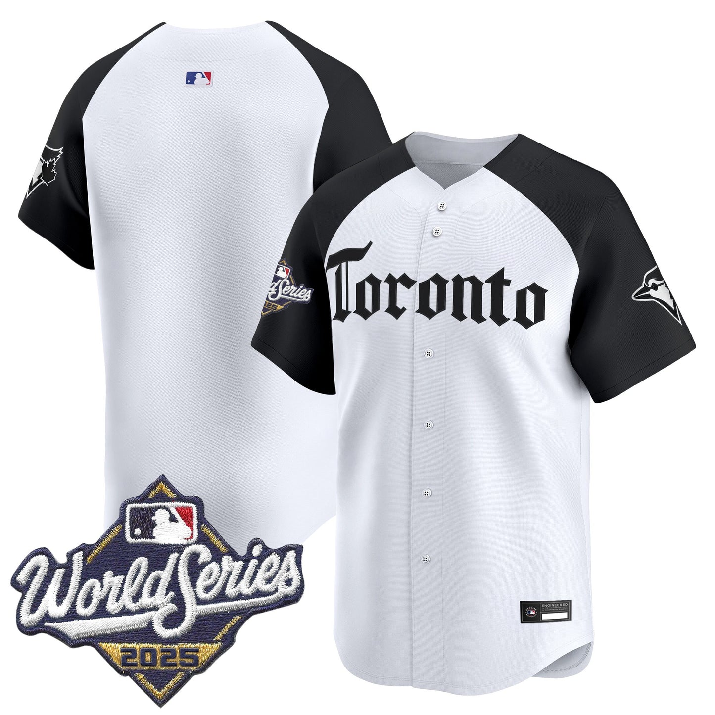 Men's Toronto Blue Jays 2025 World Series Vapor Premier Limited Jersey - Gothic North Edition - All Stitched