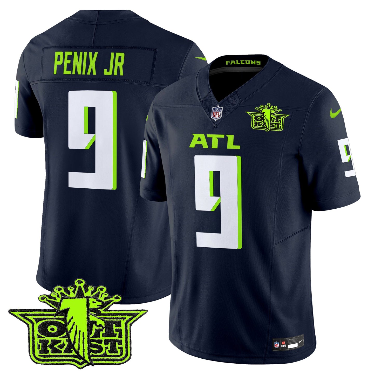 Men's Outkast x Atlanta Falcons 2025 Atliens Vapor Limited Jersey - All Stitched