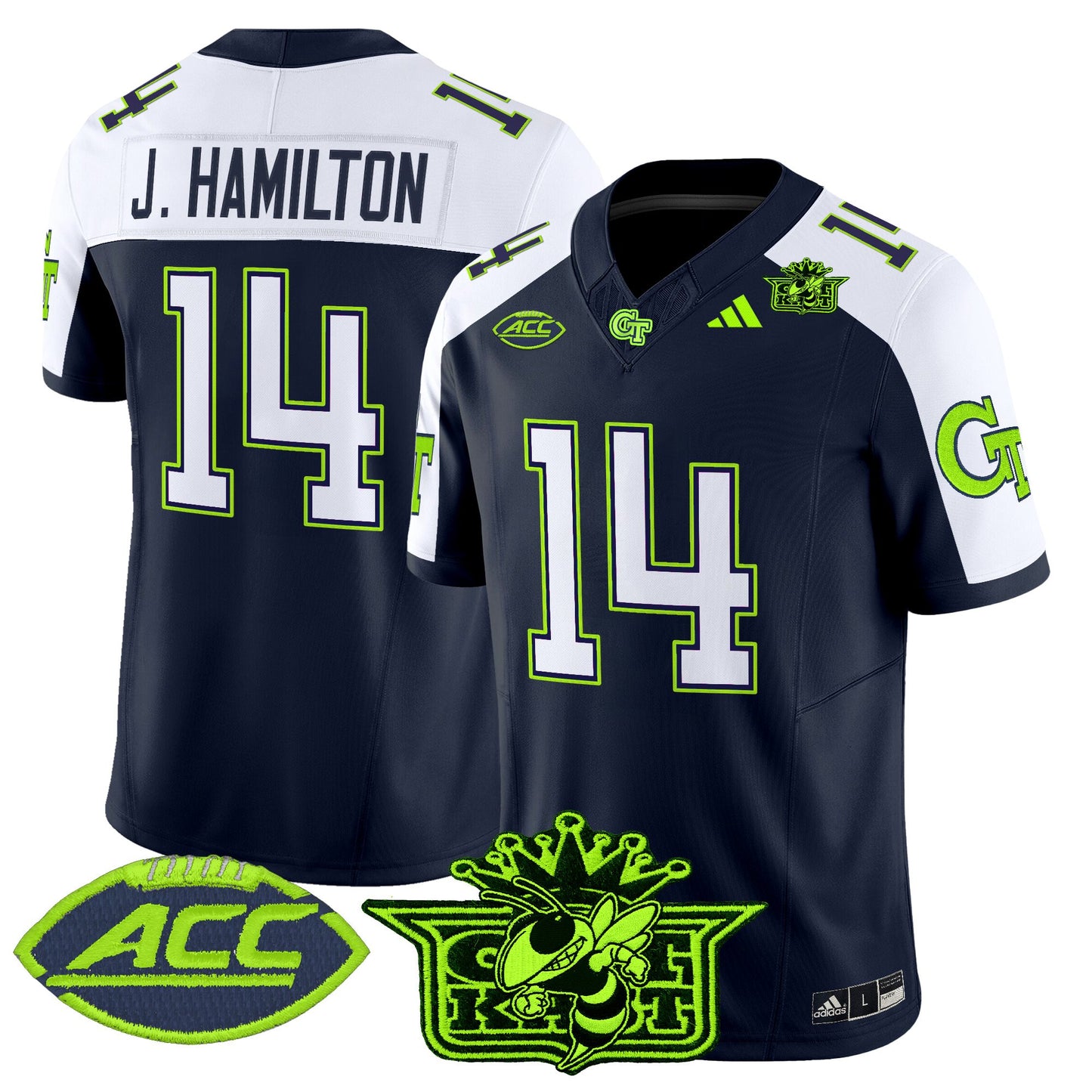 Men's Outkast x Georgia Tech Yellow Jackets 2025 Atliens Vapor Limited Jersey - All Stitched