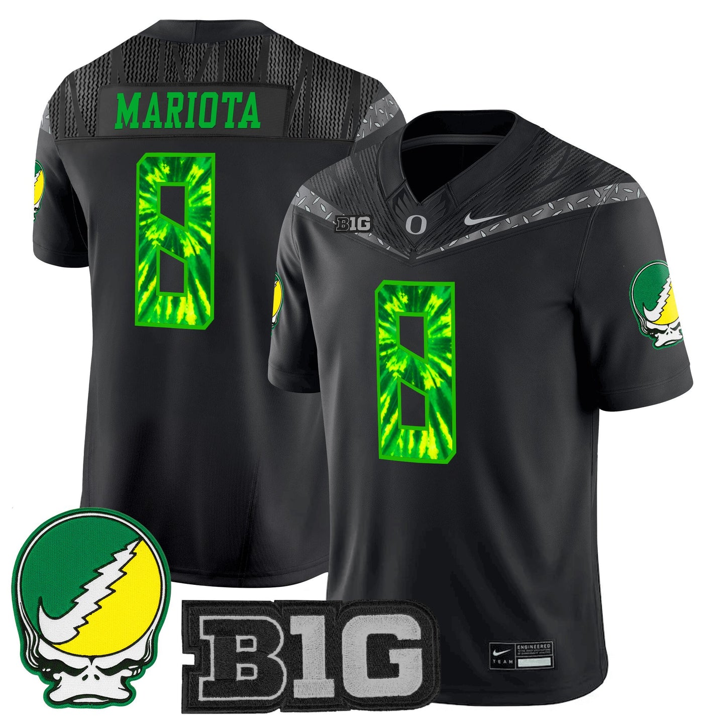 Men's Oregon Ducks 2025 "Grateful Ducks" Vapor Limited Jersey - All Stitched