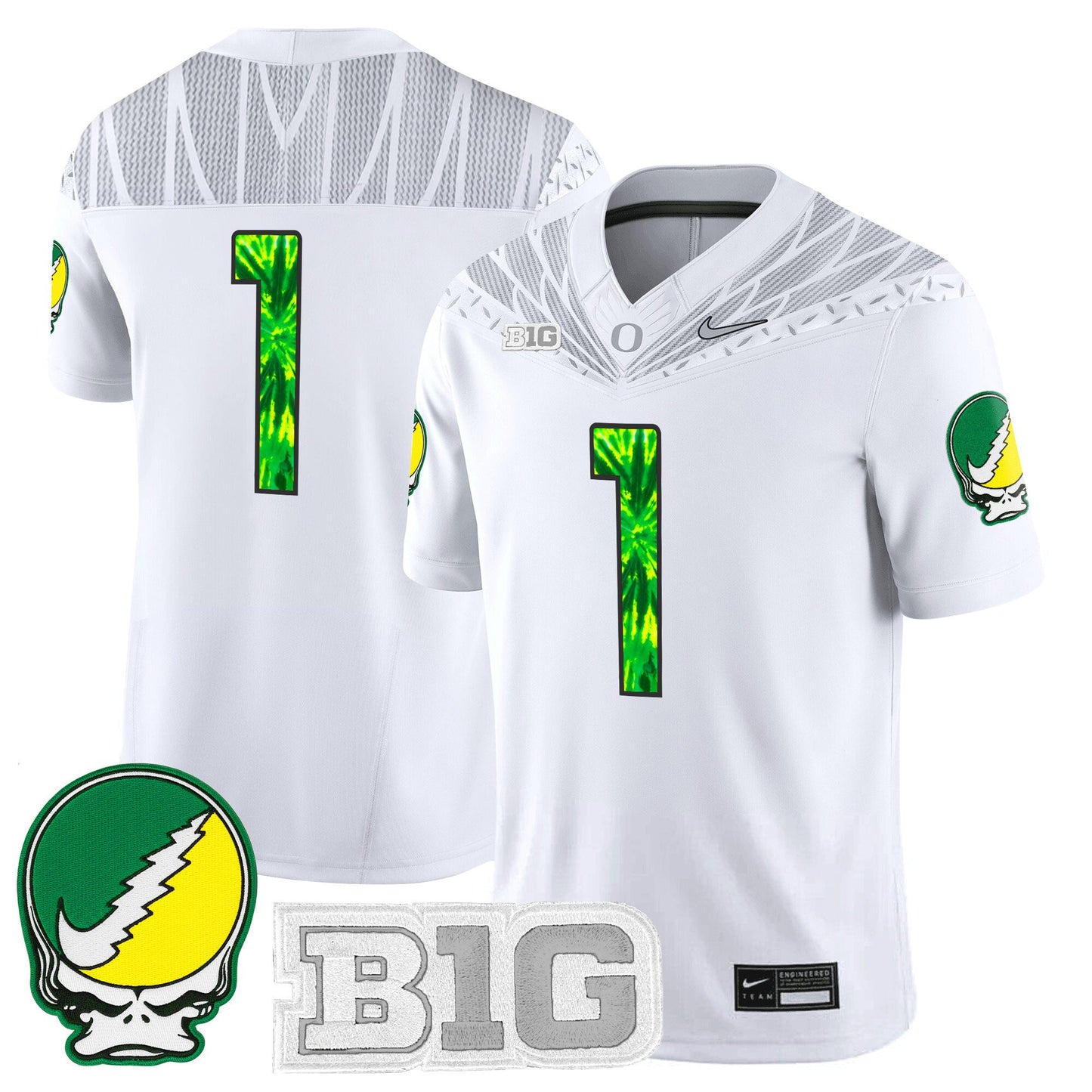Men's Oregon Ducks 2025 "Grateful Ducks" Vapor Limited Jersey - All Stitched