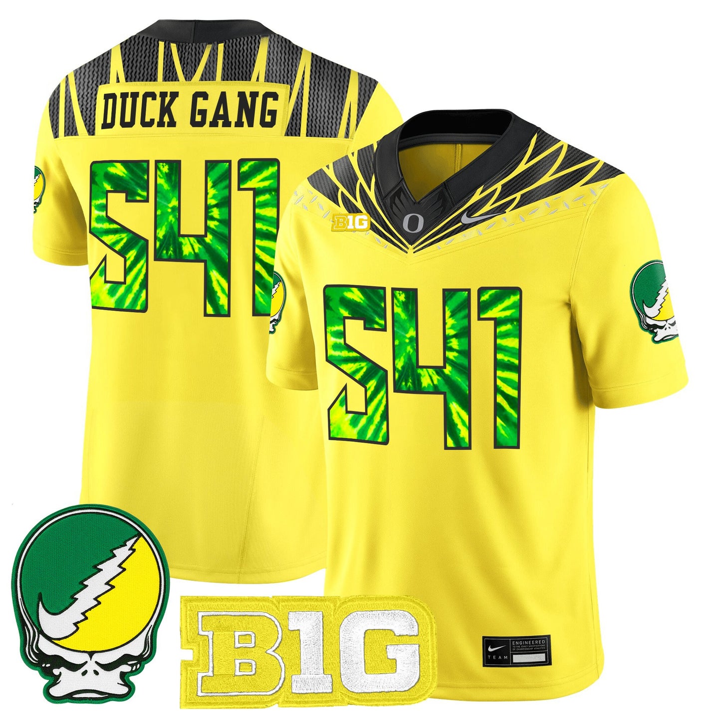 Men's Oregon Ducks 2025 "Grateful Ducks" Vapor Limited Jersey - All Stitched