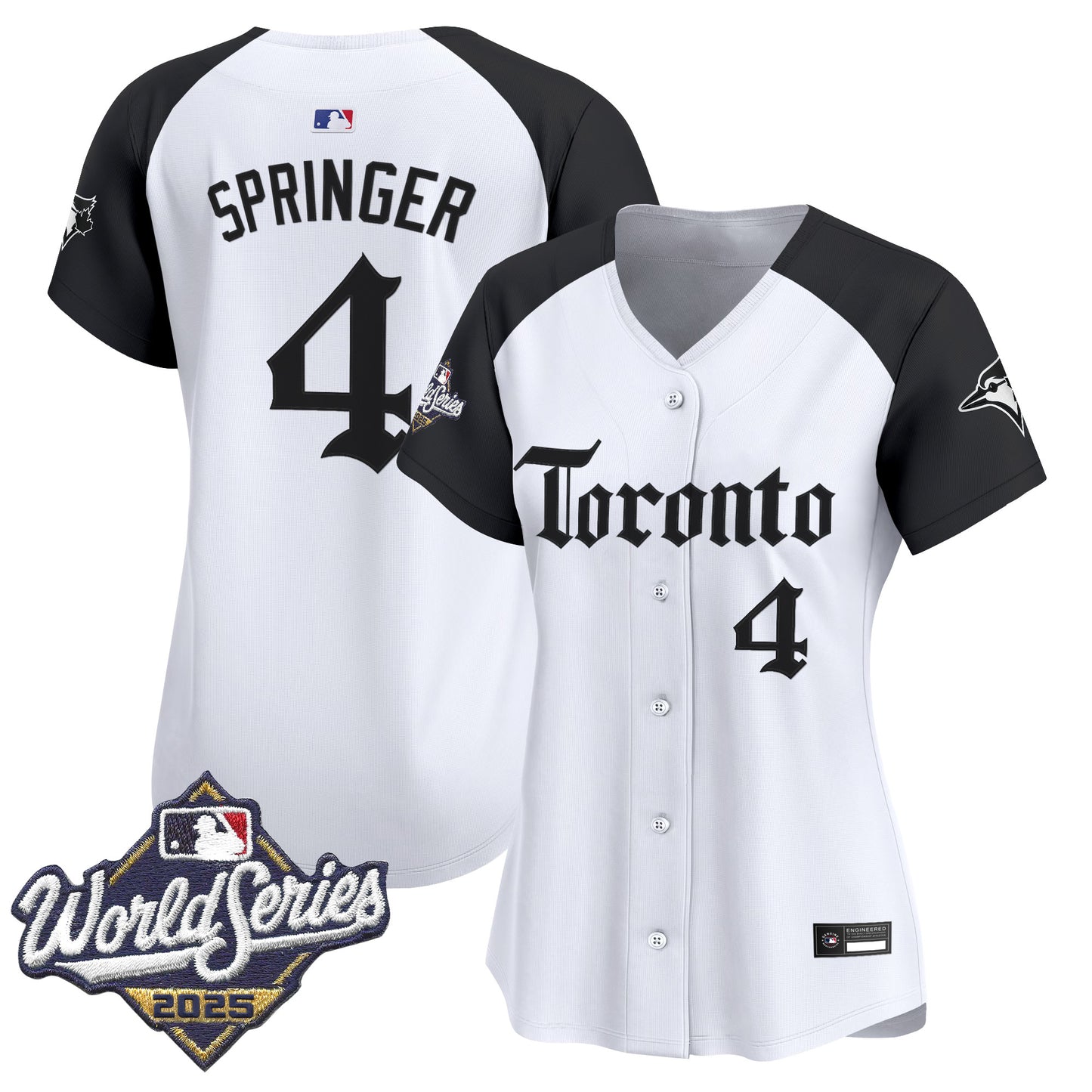 Women's Toronto Blue Jays 2025 World Series Vapor Premier Limited Jersey - Gothic North Edition - All Stitched