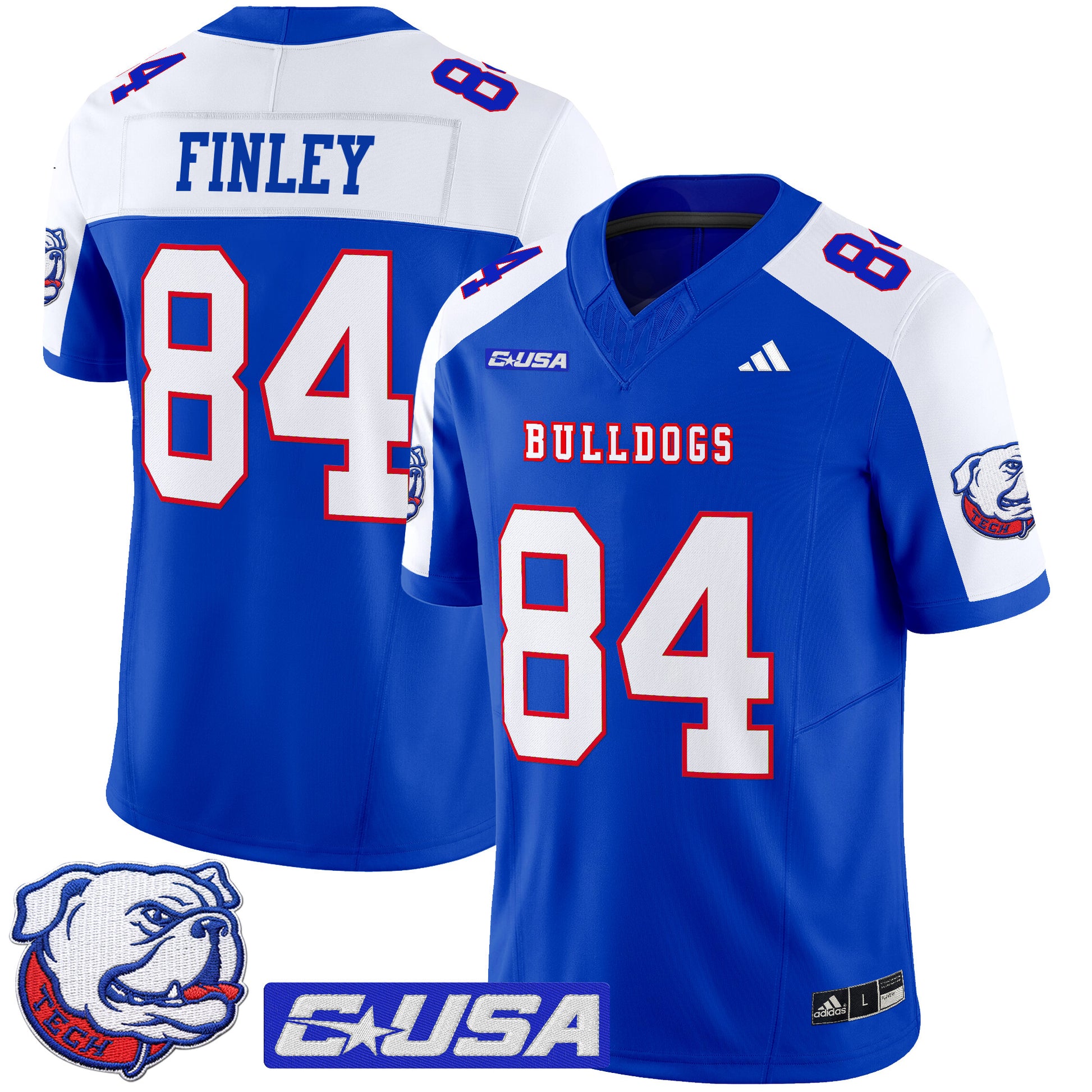 Men's Louisiana Tech Bulldogs 2025 Vapor Limited Jersey - All Stitched