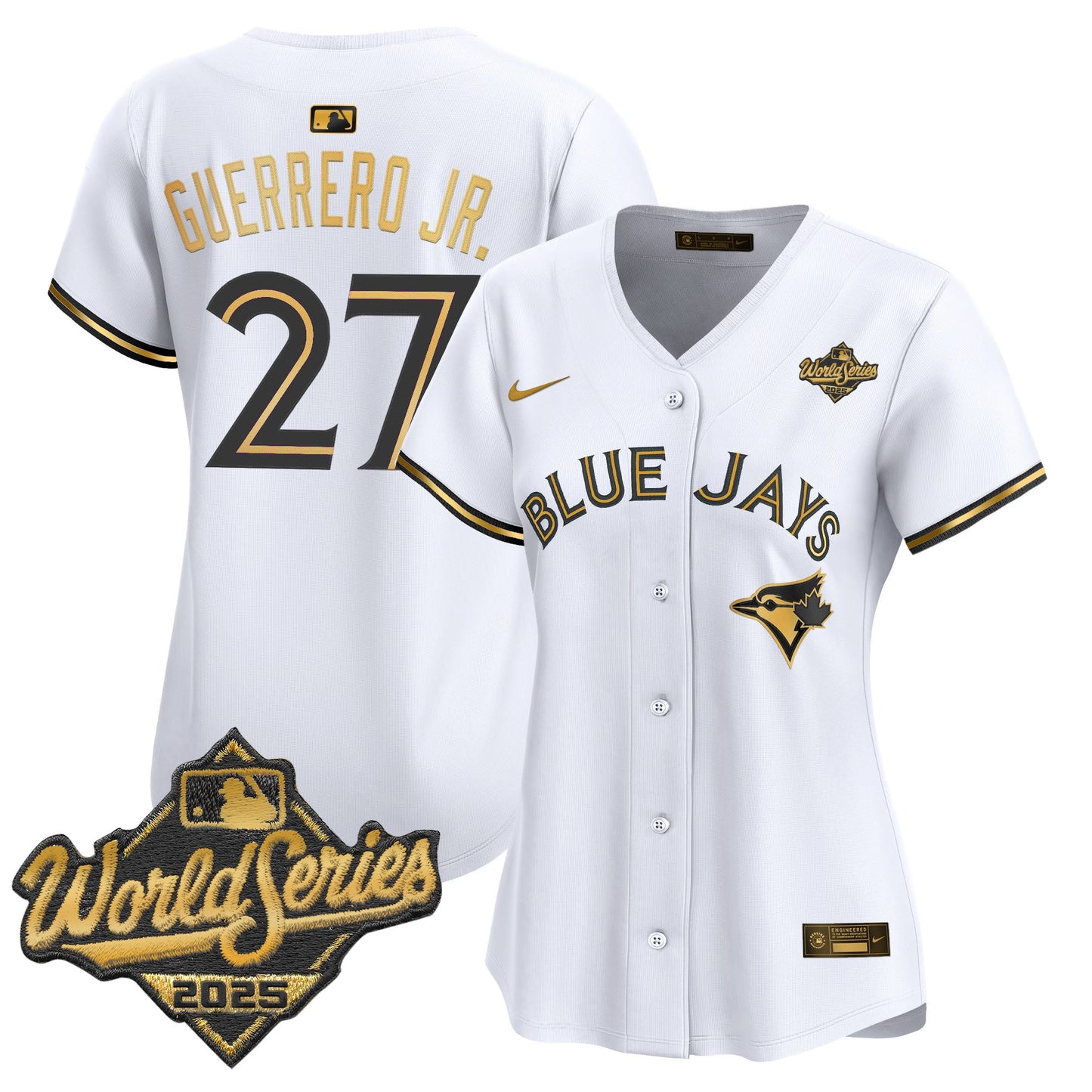 Women's Toronto Blue Jays 2025 World Series Vapor Premier Limited Jersey V2 - All Stitched